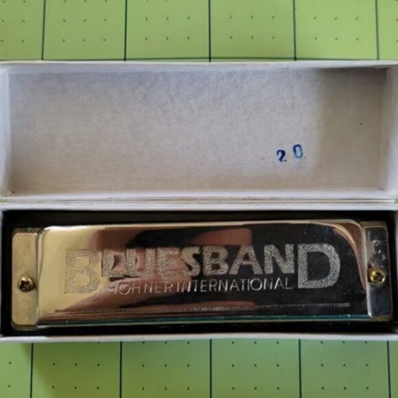 Vintage Bluesband Hohner International Harmonica 4" - Picture 2 of 5